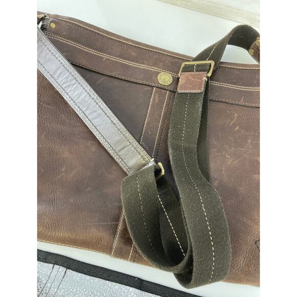 COACH 70053 LARGE VNTAGE LEAHTER MENS SLING BAG - Picture 13 of 14